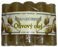 Mýdlo přírodní kosmetické vlnka OLIVA 100g glycerinové For Merco