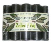 Mýdlo přírodní kosmetické vlnka ZELENÝ ČAJ 100g glycerinové For Merco