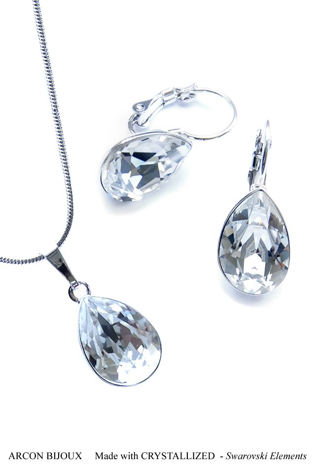 Swarovski Elements souprava - Slzy SWSET70773/10 Arconbijoux.cz