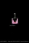 SWAROVSKI přívěsek Chessboard - PINK