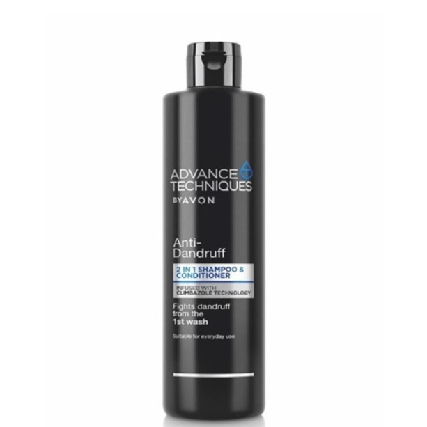 Advance Techniques - Šampon a kondicionér 2 v 1 s klimbazolem proti lupům 400 ml Avon