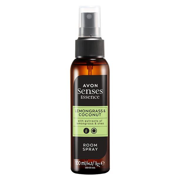 Interiérový sprej Essence s vůní citronové trávy a kokosu 100 ml Avon