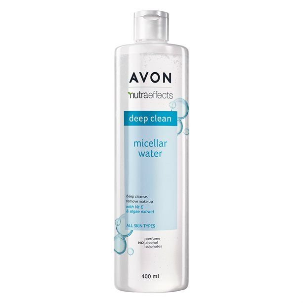 Micelární čisticí pleťová voda s vitaminem E a výtažky z mořských řas 400 ml Avon