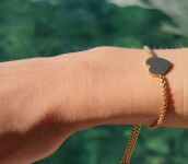 Náramek z chirurgické oceli pozlacený CHON/48 Arconbijoux.cz