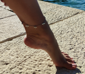 Řětízek na nohu z chirurgické oceli vážky NOH/VAZKY Arconbijoux.cz