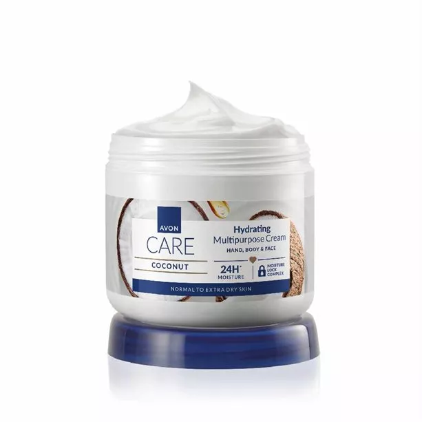 Hydratační krém na obličej, ruce a tělo s kokosovým olejem 400 ml Avon