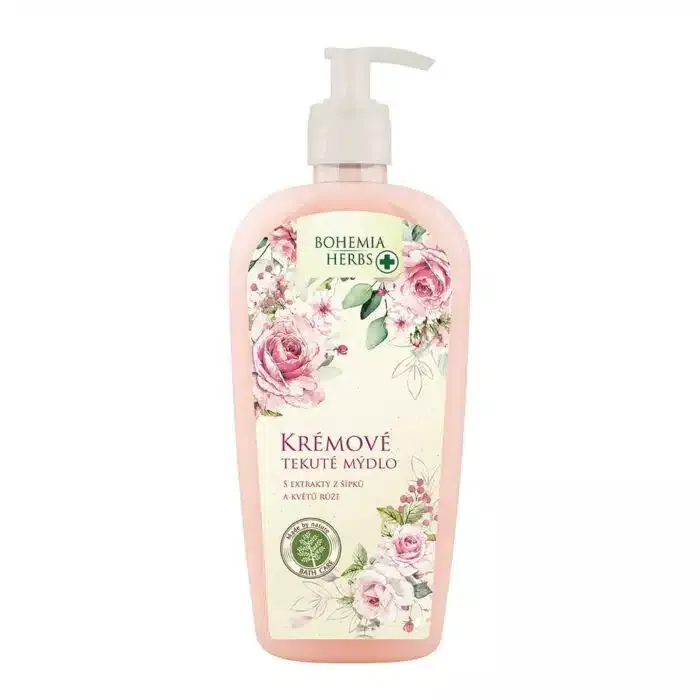 Krémové tekuté mýdlo růže a šípek 300 ml BohemiaGifts