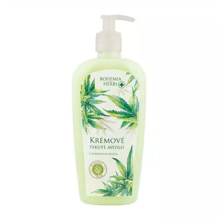 Krémové tekuté mýdlo s konopným olejem 300 ml Bohemia Gifts