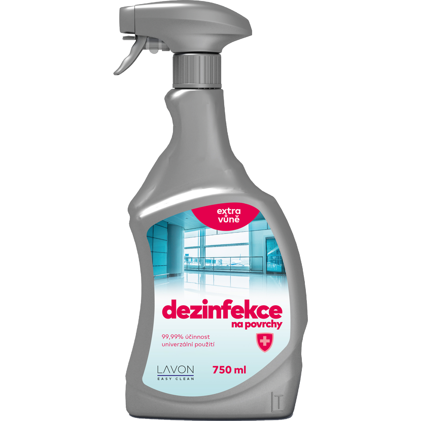 Lavon easy clean dezinfekce na povrchy s rozprašovačem 750 ml , bez chloru a alkoholu