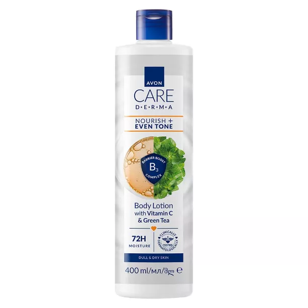 Vyživující a hydratační tělové mléko pro jednotný tón pokožky 400 ml Avon